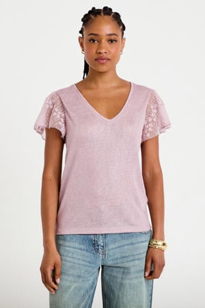 T-shirt oudroze