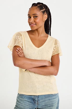T-shirt geel