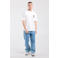 America Today relaxed fit T-shirt met backprint - ecru