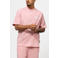 Equalité oversized T-shirt met backprint roze