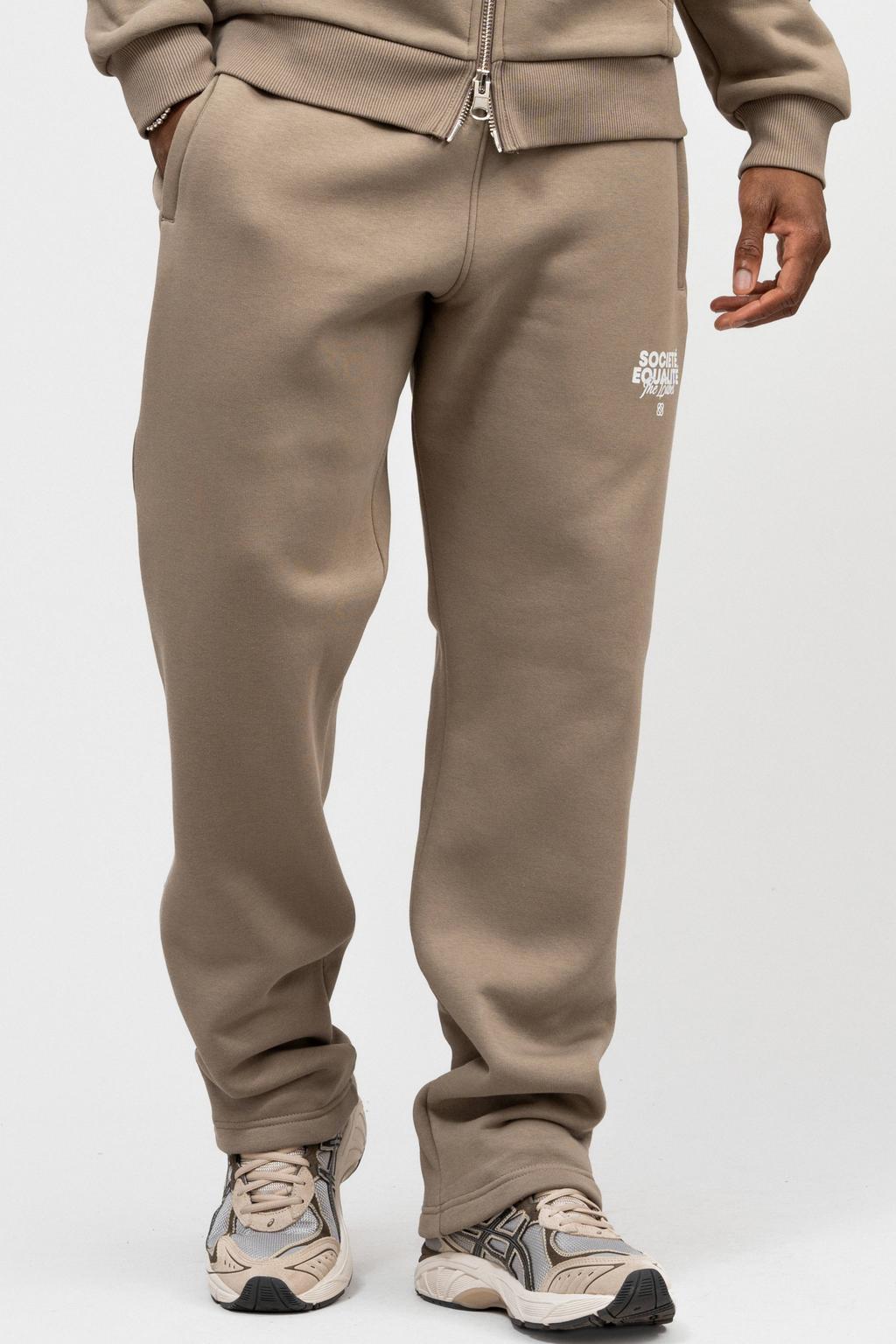 Equalité joggingbroek lichtbruin