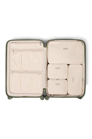 packing cubes Natura 76 cm. - Macadamia (set van 4)