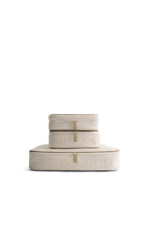 packing cubes Fusion 66 cm. - Sloppy Cotton (set van 3)
