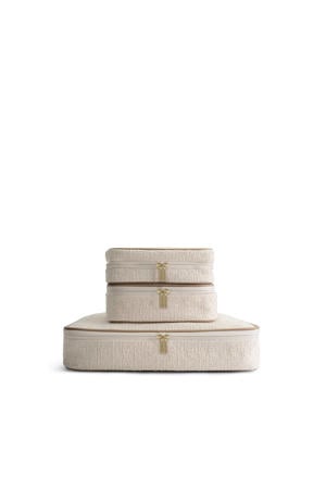 packing cubes Fusion 66 cm. - Sloppy Cotton (set van 3)