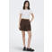 JDY regular waist bermuda short donkerbruin