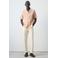 Mango Man regular casual overhemd met linnen oranje