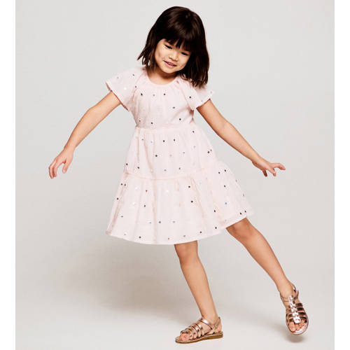 Mango Kids sandalen metallic roze – lichtroze