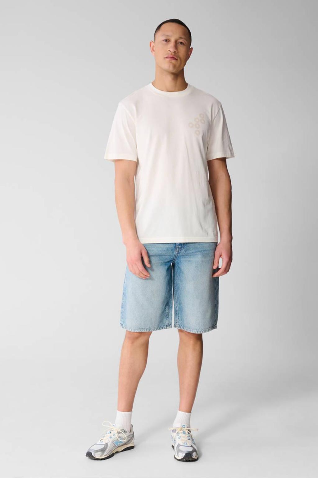 Shoeby relaxed regular waist short medium blue denim
