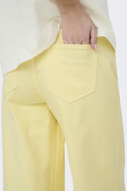 thumbnail: JDY JDYVERA high waist wide leg jeans lichtgeel