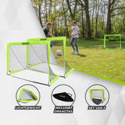 thumbnail: Virtufit  pop-up voetbaldoelen (set van 2) incl. draagtas