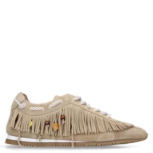 suède sneakers beige
