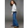 KIDS ONLY GIRL KOGPHOEBE flared jeans - mediumblauw