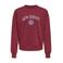 ONLY & SONS JUNIOR sweat sweater met borduursels en tekst - rood