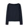 LMTD slim fit longsleeve - donkerblauw