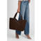 NIKKIE shopper Alvino Canvas donkerbruin