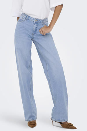 JDYKATIE low waist straight leg jeans light blue denim