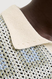thumbnail: JACK & JONES ORIGINALS relaxed polo gebreid beige