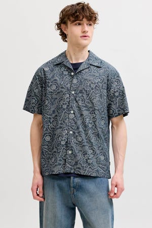 regular casual overhemd blauw