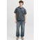 JACK & JONES PREMIUM regular casual overhemd blauw