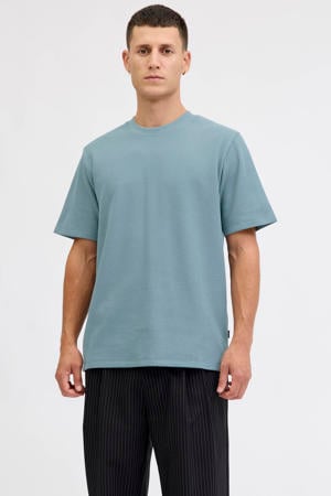 regular T-shirt blauw