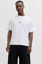 thumbnail: JACK & JONES CORE relaxed T-shirt met backprint wit