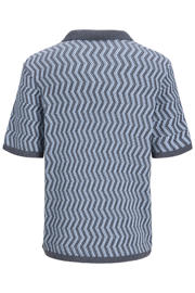 thumbnail: JACK & JONES ORIGINALS relaxed polo gebreid blauw