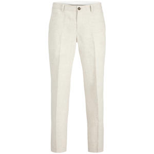 JPRBLAMARTIN slim pantalon met linnen beige
