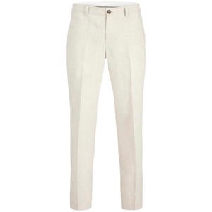 JPRBLAMARTIN slim pantalon met linnen beige