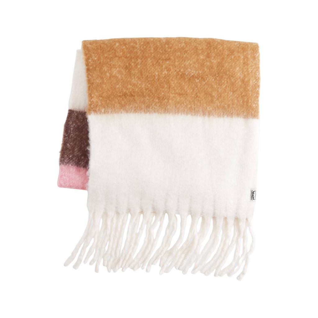 Levi's sjaal Fuzzy scarf Jolea beige/multi