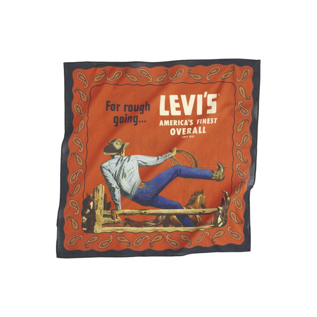Levi's bandana met all over print Cowboy oranje