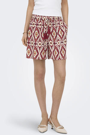 straight fit short - rood
