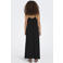 ONLY viscose maxi halterjurk - zwart