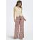 ONLY wide leg broek met print - donkerrood
