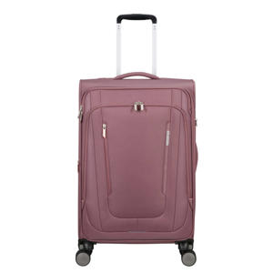 polyester koffer - paars