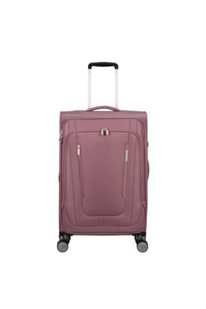 polyester koffer - paars