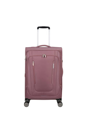 polyester koffer - paars