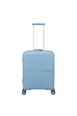 trolley Airconic 55 cm. lichtblauw