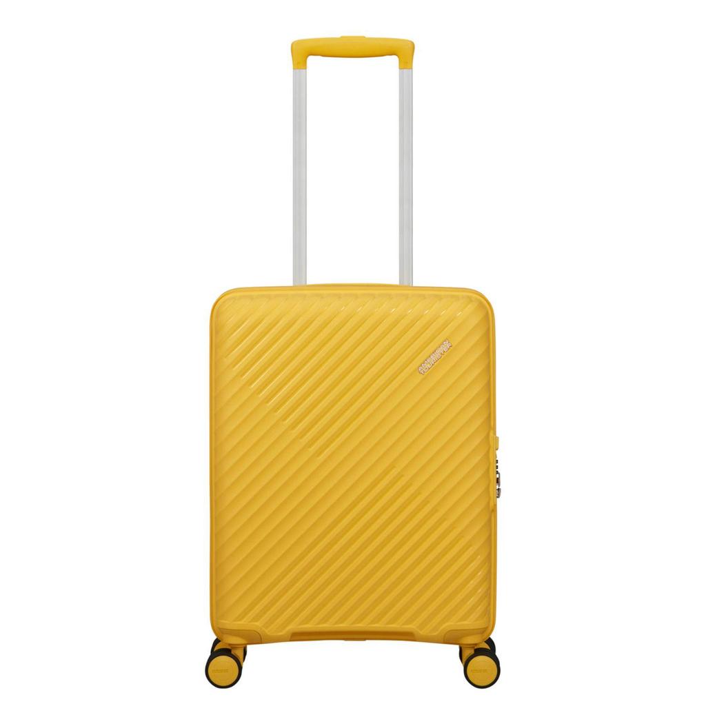 American Tourister trolley Diablast 55 cm. geel