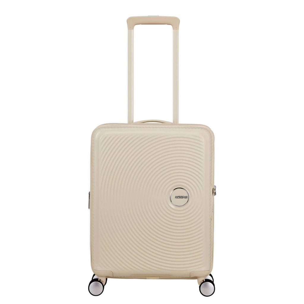 American Tourister trolley Soundbox 55 cm. Expandable beige