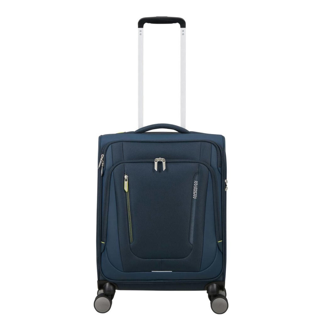 American Tourister trolley Wanderlite 55 cm. donkerblauw