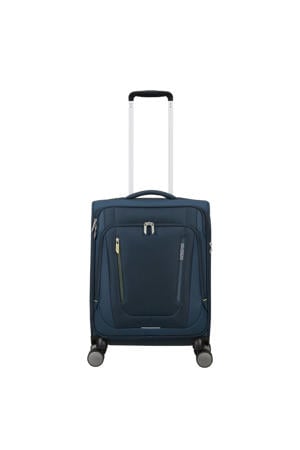 trolley Wanderlite 55 cm. donkerblauw