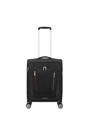 trolley Wanderlite 55 cm. zwart