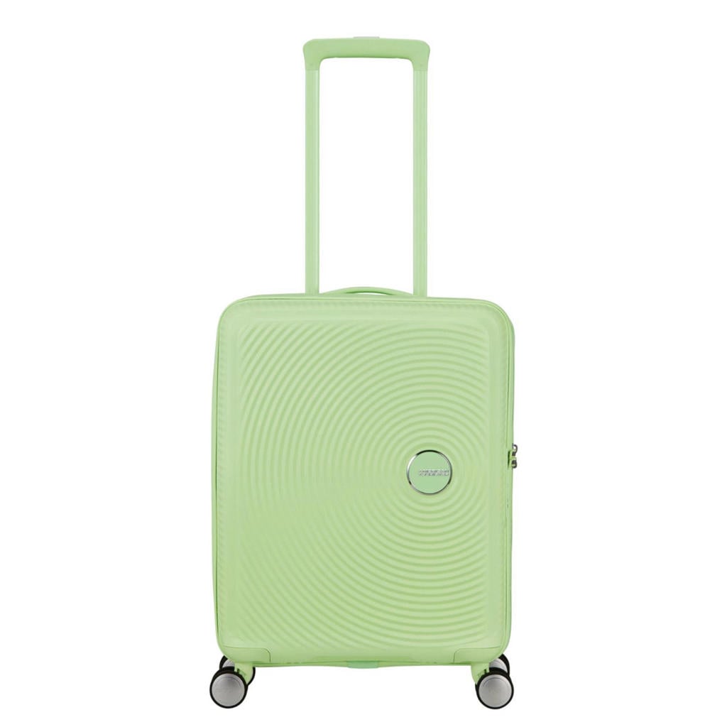 American Tourister trolley Soundbox 55 cm. Expandable lichtgroen
