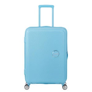 trolley Soundbox 67 cm. Expandable lichtblauw