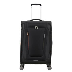 trolley Wanderlite 68 cm. Expandable zwart