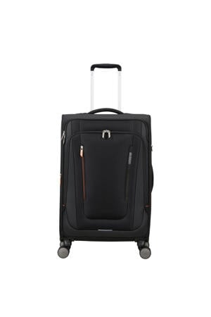 trolley Wanderlite 68 cm. Expandable zwart