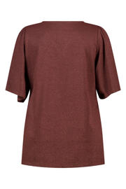 thumbnail: MS Mode top met lurex donkerrood