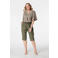 MS Mode top met lurex kaki