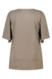 thumbnail: MS Mode top met lurex kaki