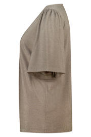 thumbnail: MS Mode top met lurex kaki